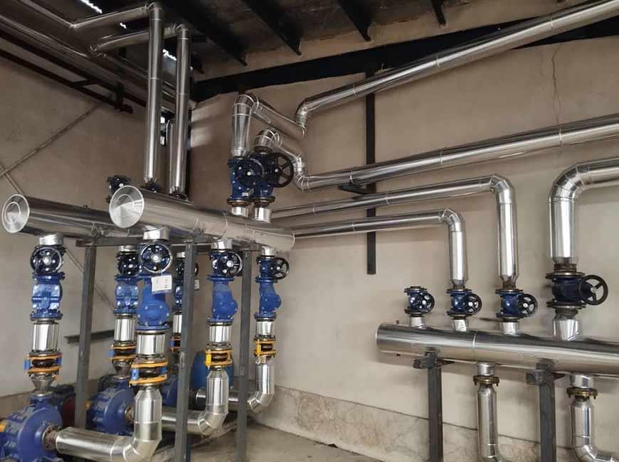 اجرای تاسیسات کارخانجات شادیلون